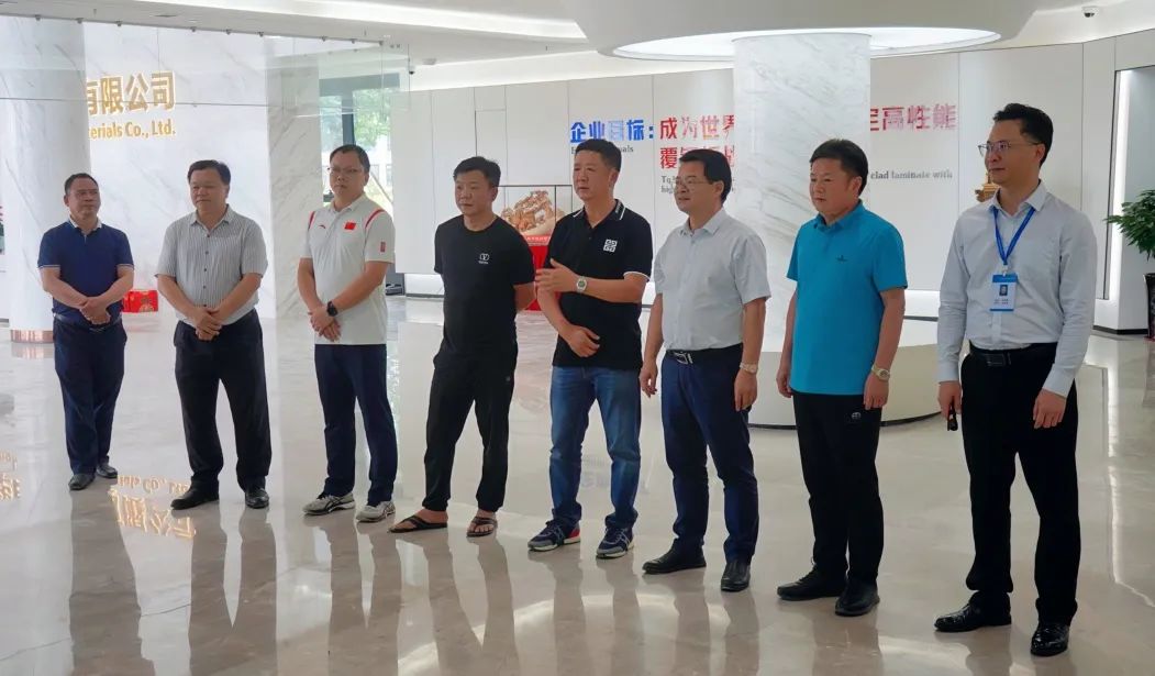 立讯精密王来胜副董事长一行到开云网,开云网(中国)
材料考察